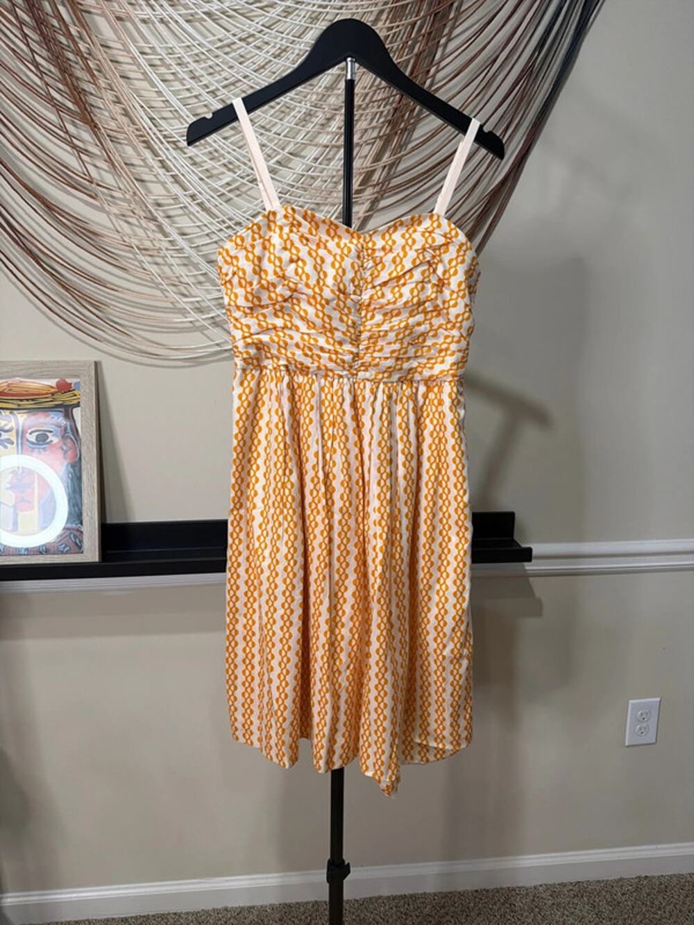 2720 Anthropologie Vanessa Virginia Silk Blend Sweetheart Dress – US Size 2